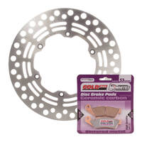 Front Brake Disc Rotor & Pad Kit for 2000-2024 Suzuki DRZ400E