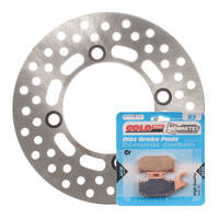 Front Brake Disc Rotor & Pad Kit (Right) for 2009-2024 Suzuki LTA500XP Kingquad AXi 4X4