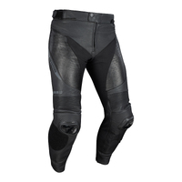 Oxford Nexus 1.0 Leather Mens Motorbike Pants - Stealth Black 