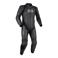 Oxford Nexus 1.0 Leather Mens Motorbike Race Suit - Stealth Black 