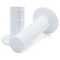 Protaper Half Waffle Race Cut Grips Pair - White