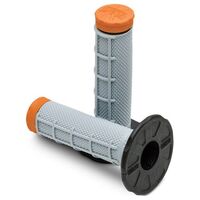 Protaper Tri Density Half Waffle Grips Pair - Orange