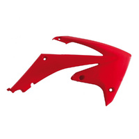 Rtech Red Radiator Shrouds for 2010-2013 Honda CRF250R 