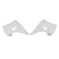 Rtech Kawasaki KX125 2003-2008 White Radiator Shrouds