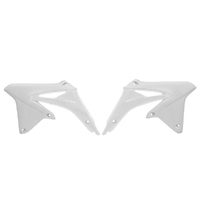 Rtech Suzuki RMZ450 2008-2017 White Radiator Shrouds