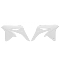 Rtech Suzuki RMZ250 2010-2018 White Radiator Shrouds