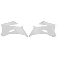 Rtech Yamaha WR250F 2007-2014 White Radiator Shrouds