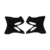 Rtech Yamaha YZ125 / YZ250 2002-2014 Black Radiator Shrouds