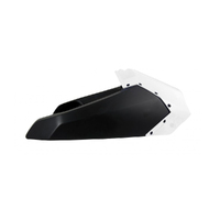 Rtech Yamaha WR250F 2015-2019 OEM Black / White Radiator Shrouds