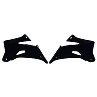 Rtech Yamaha YZ250F 2006-2009 Black Radiator Shrouds