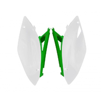 Rtech Kawasaki KX250F 2009-2012 Green / White Side Panels