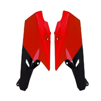 Rtech Yamaha WR250F 2015-2019 Black / Red Side Panels