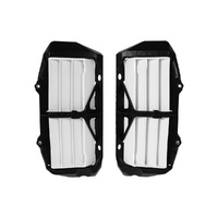 Rtech White Oversized Radiator Louvers for 2024 GasGas ES500 