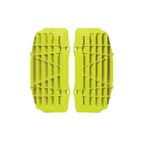 Rtech Husqvarna Neon Yellow Oversized Radiator Louvres FC250 2016-2018