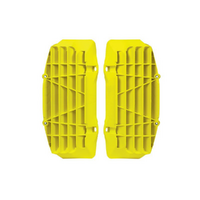 Rtech Husqvarna Lemon Yellow Oversized Radiator Louvres FC250 2016-2018