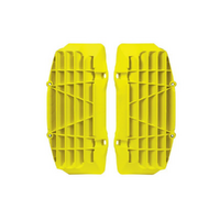 Rtech Husqvarna Lemon Yellow Oversized Radiator Louvres FX450 2017-2018