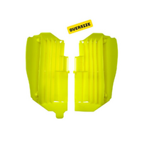 Rtech Yamaha Neon Yellow Oversized Radiator Louvres WR250F 2020-2021