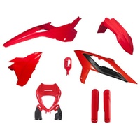 Rtech Red Plastic Kit with Headlight Surround & Fork Protectors for 2023 Beta RR200 Racing 