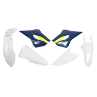 Rtech Husqvarna White / Blue Plastic Kit TE300 2015