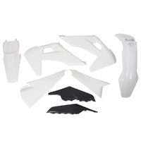 Rtech White/Grey Plastic Kit for 2022 Husqvarna FE450 