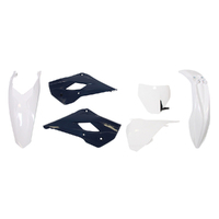 Rtech Husqvarna White / Blue Plastic Kit TC85 2017