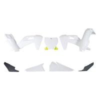 Rtech Husqvarna White / Yellow / Grey Plastic Kit FC350 2019-2020