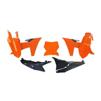 Rtech Orange/Black Plastic Kit for 2023 KTM 250 XC 