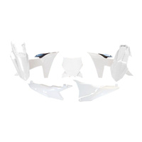 Rtech White/Black Plastic Kit for 2023 KTM 250 XCF 