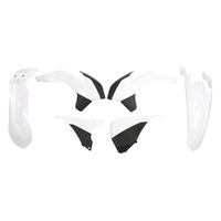 Rtech KTM White / Black Plastic Kit 350XCFW 2015-2016