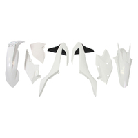 Rtech White Plastic Kit for 2018 KTM 125 EXC 