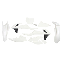 Rtech KTM White / Black Plastic Kit 125SX 2016