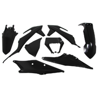 Rtech KTM Black Plastic Kit 500EXCF 2021 with Headlight Surround