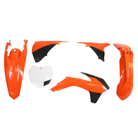 Rtech KTM Orange / White 014 Plastic Kit 350SXF 2015