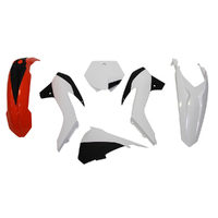 Rtech KTM Orange / White / Black Plastic Kit 85SX 2015