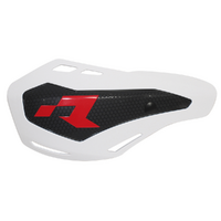 Rtech White HP1 Handguards - Includes Mounting Kit 