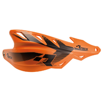 Rtech Orange Raptor Wrap Handguards - Includes Mounting Kit