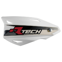 Rtech White Vertigo MX Handguards - Includes Mounting Kit