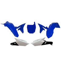 Rtech Blue/White Plastic Kit for 2014-2017 Yamaha YZ450F 