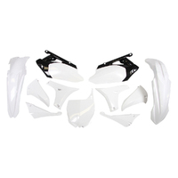 Rtech Yamaha White Plastic Kit YZ450F 2010-2012