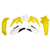 Rtech Yamaha Yellow / White Plastic Kit YZ250F 2019-2021