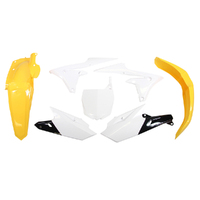 Rtech Yamaha Yellow / White Plastic Kit YZ250F 2018
