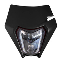 Rtech Black Homologated Headlight for 2023 KTM 150 EXC 