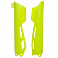 Rtech Neon Yellow Fork Protectors for 2019-2024 Honda CRF450RX 