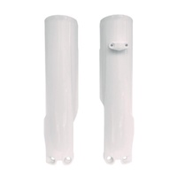 Rtech White Fork Protectors for 2023 Husqvarna KTM FX350 Heritage 