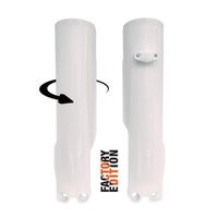 Rtech White Fork Protectors for 2024 Husqvarna KTM FE350 