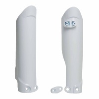 Rtech White Fork Protectors for 2021-2023 GasGas MC50 