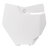 Rtech KTM 125-150SX 2016-2018 White Front Plate