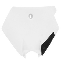 Rtech White Front Plate for 2008 KTM 105 XC 