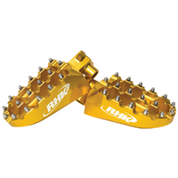 RHK Gold Pursuit Footpegs for 2008 KTM 450 EXCR 