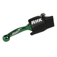 RHK Green Quantum Flex Brake Lever for 2001-2024 Kawasaki KX85L 